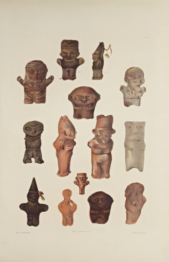 planche d'illustration de The Necropolis of ancon in Peru