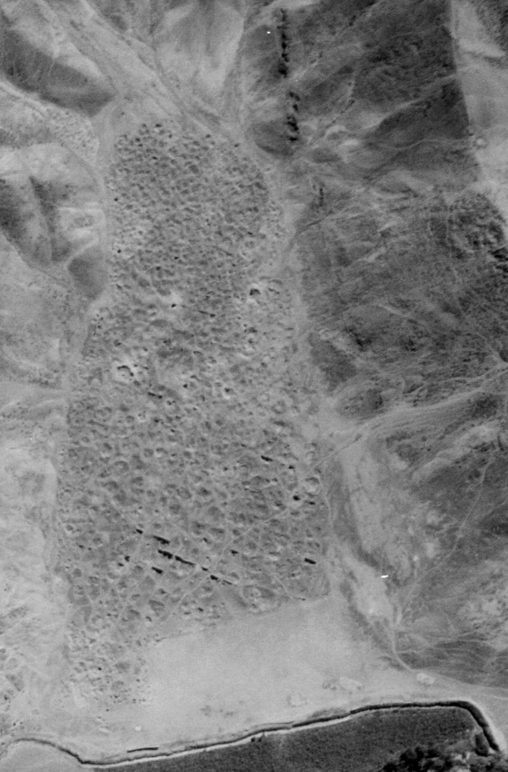 Site archéologique de Sacachispa en 1945 - Photo : Sacachispa: un cementerio de agricultores de la cultura Chancay en Huando, Huaral - Peter Van Dalen Luna