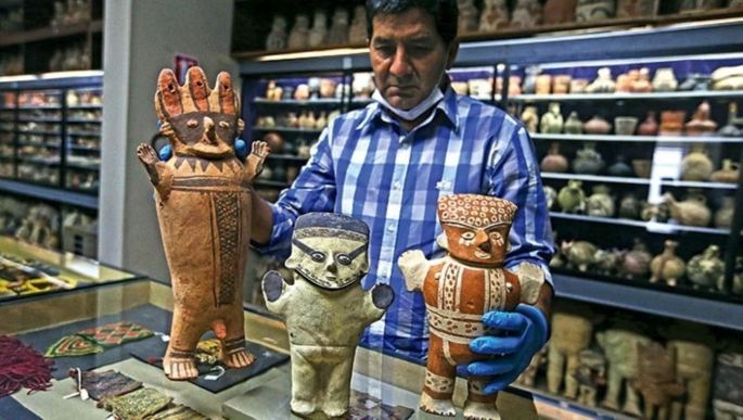 L’archéologue Walter Tosso - Photo : Andina